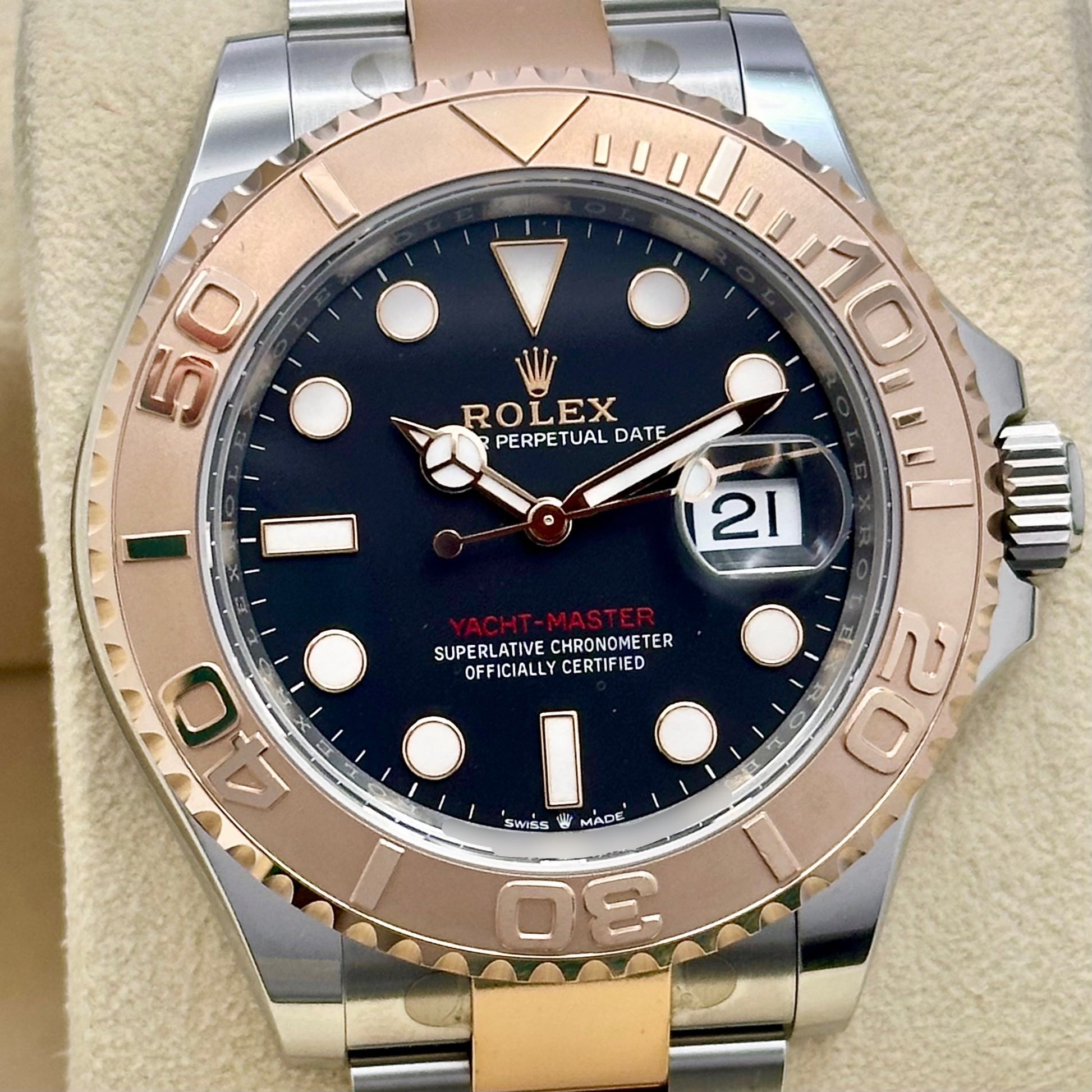 Yacht-Master 40 Everose Black Ref 126621 2023 – George Perpetual