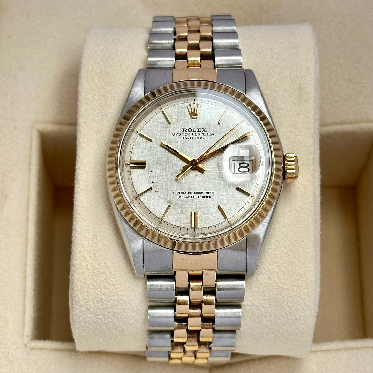 Datejust 36 Linen Ref 1601 1970