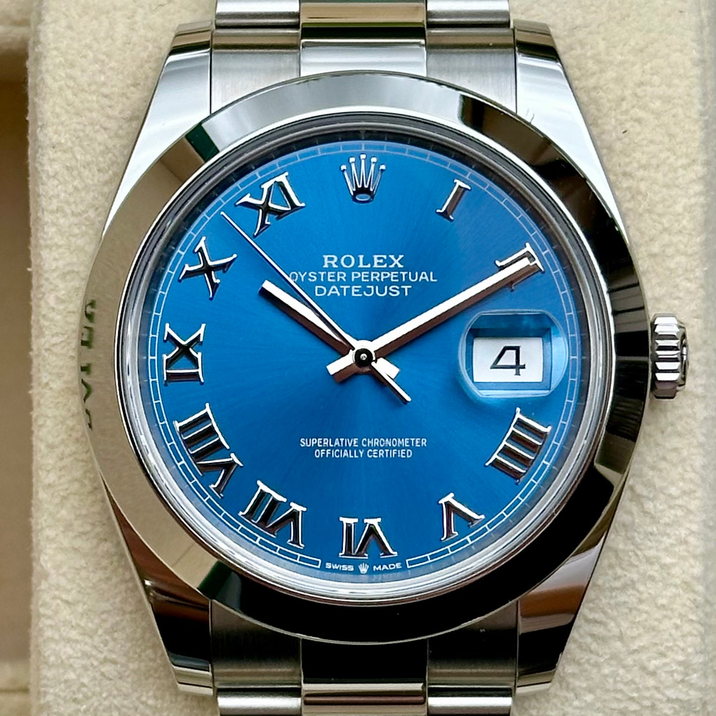 Datejust 41 Azzurro Blue Ref 126300 2021