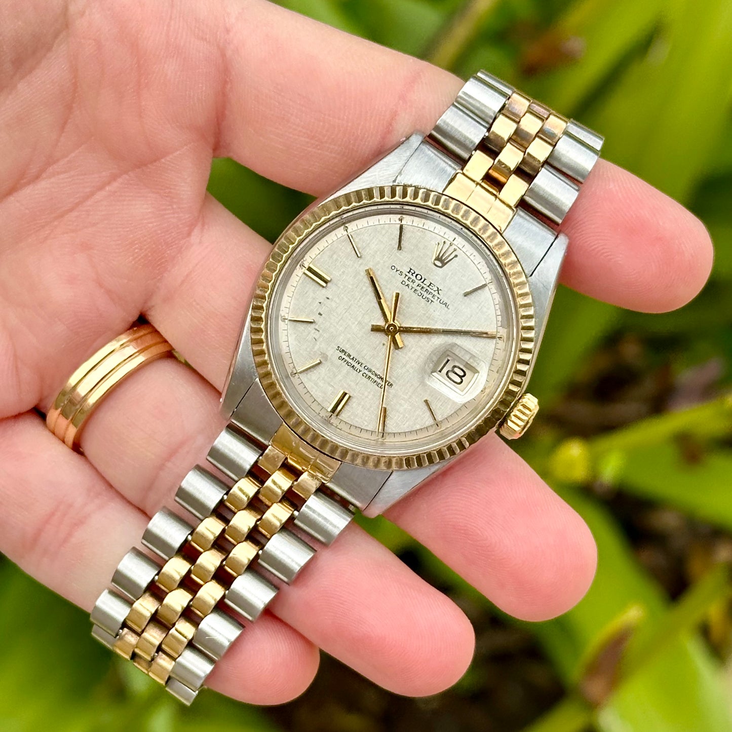 Datejust 36 Linen Ref 1601 1970