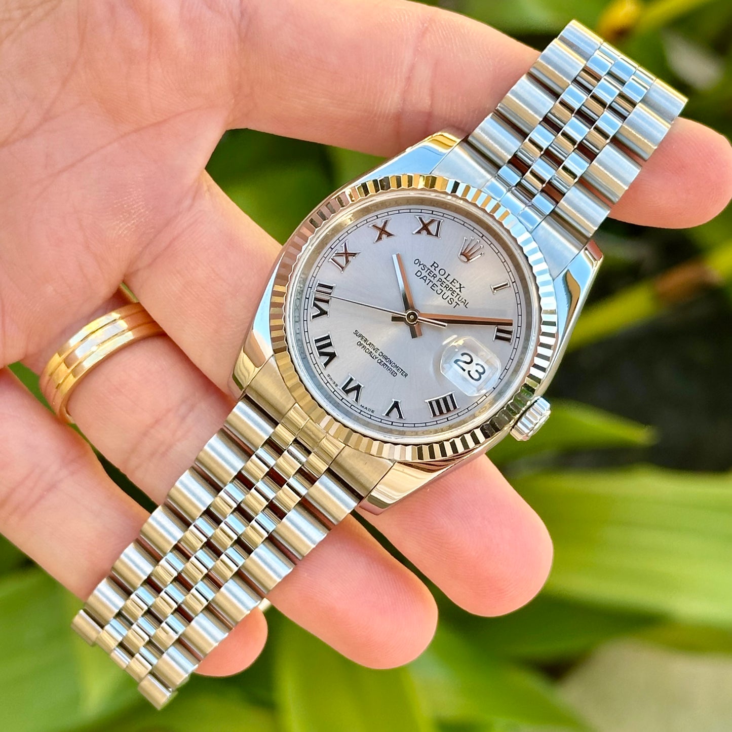 Datejust 36 Silver Romans Ref 116234 2007