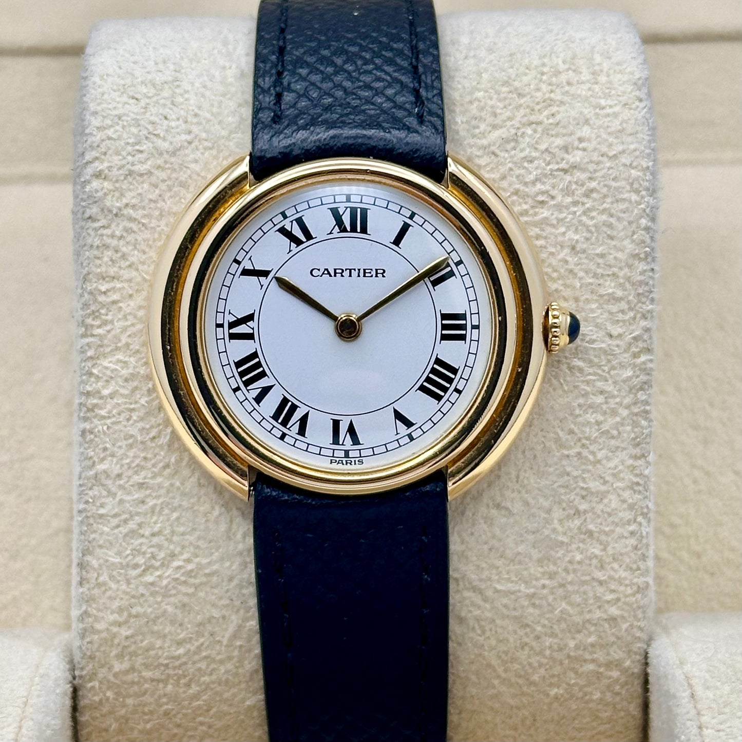 Vendome LM 18K Yellow Gold White Romans Ref 78090 1980