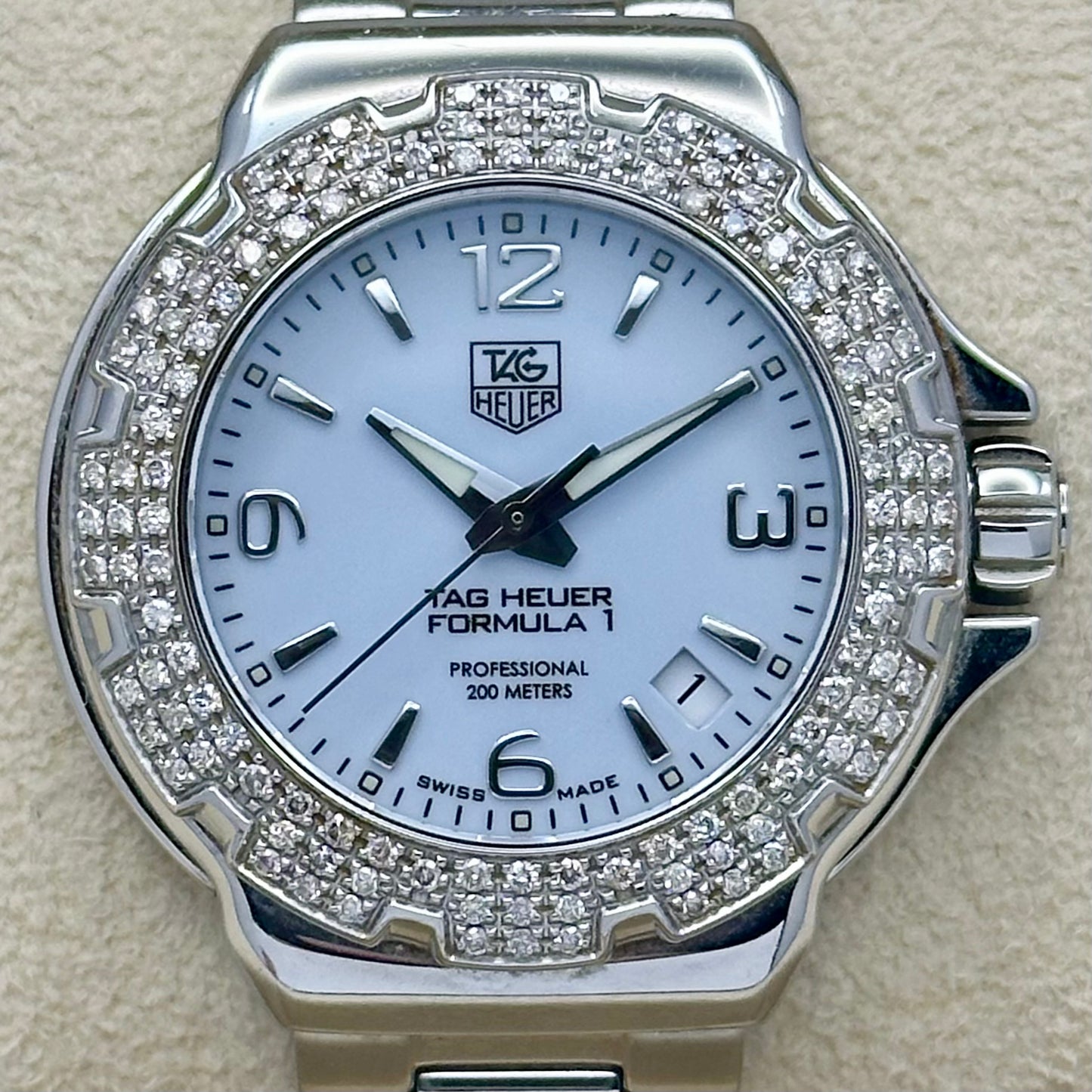 Forumula 1 Ladies Factory Diamond Bezel Ref WAC1215.BA0852 2011