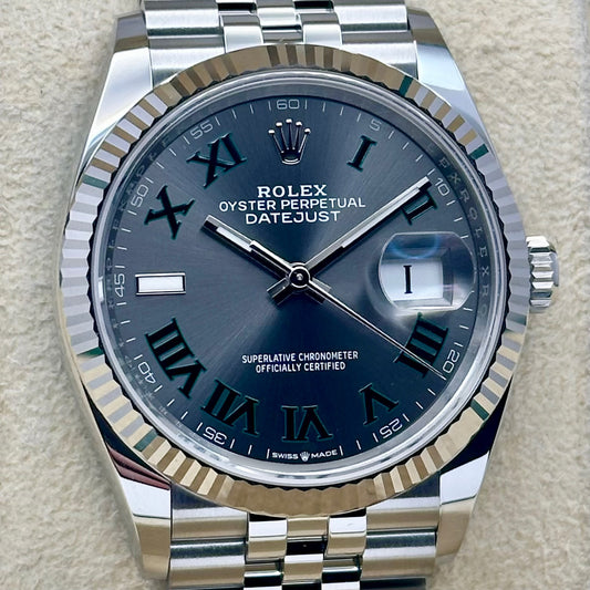 Datejust 36 Wimbledon 18K White Gold Ref 126234 2026