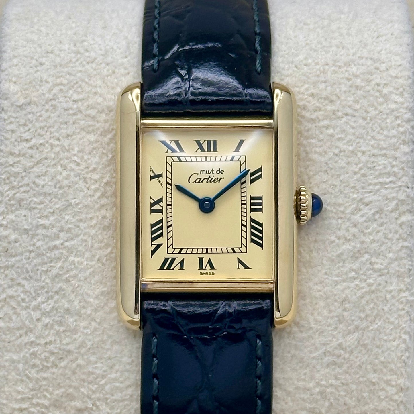 Tank Must Small Ivory Romans Manual Winding 1980