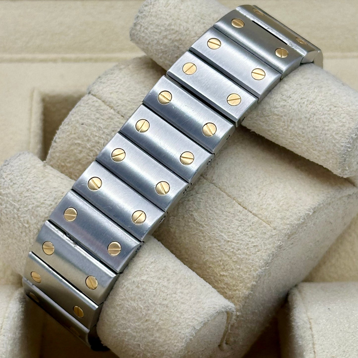 Santos Galbée Large 18K Yellow Gold Two Tone Ref 1566