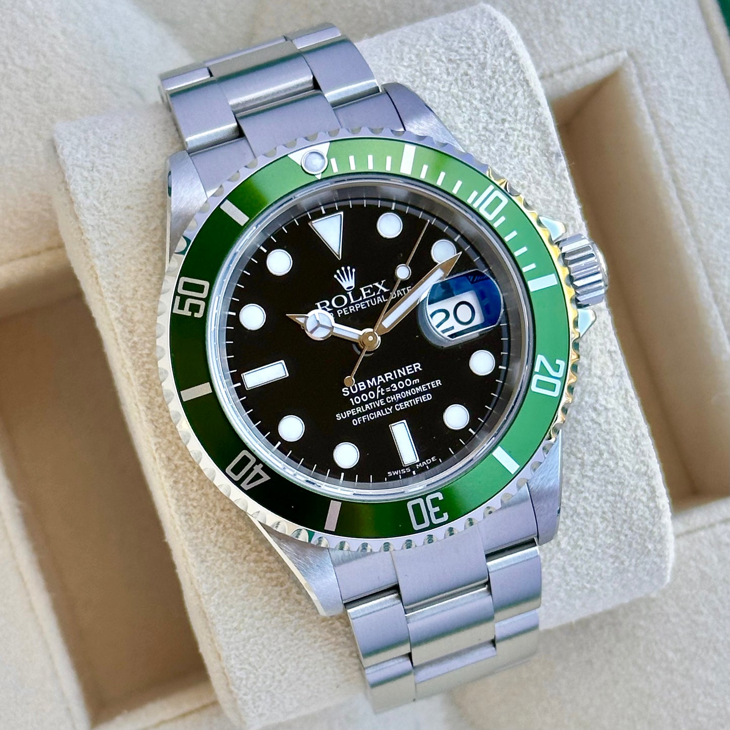 Submariner Kermit Ref 16610LV 2005 RSC 2021