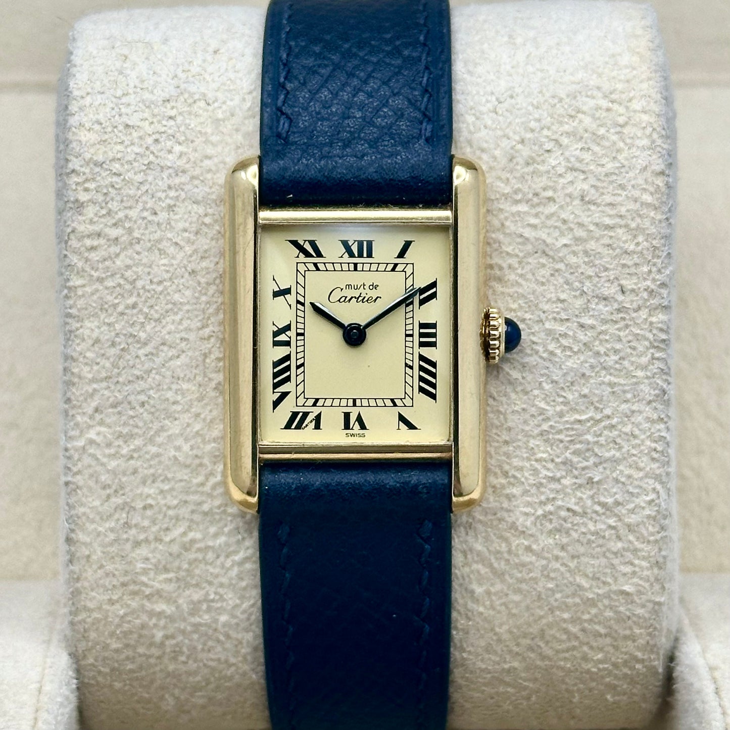 Tank Must Small Ivory Romans Manual Winding 1980