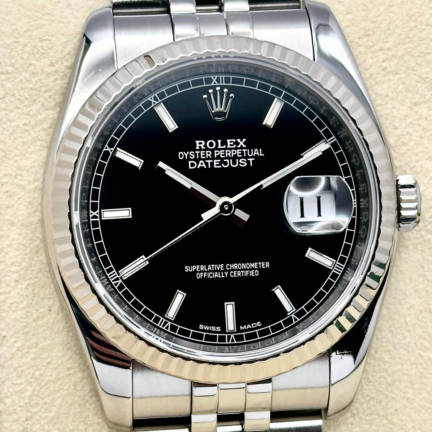 Datejust 36 Black Ref 116234 2013