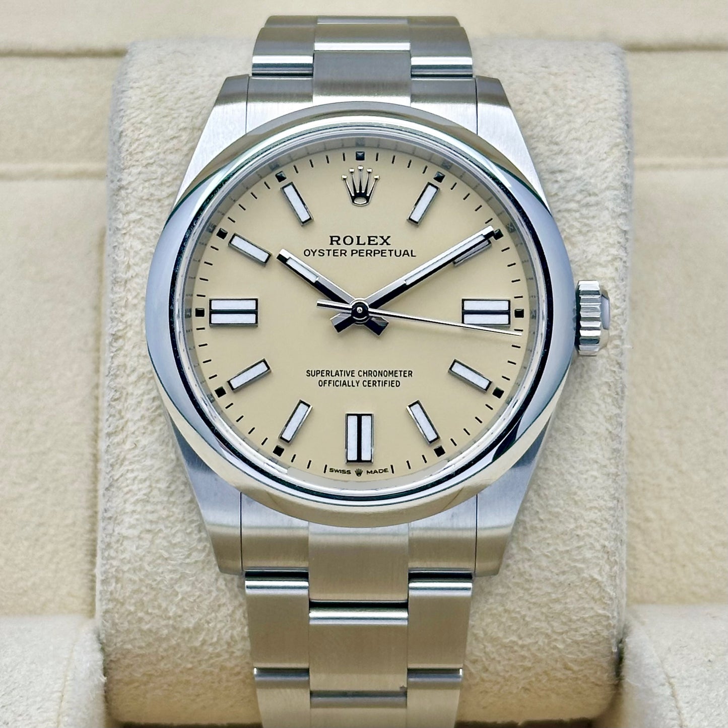Oyster Perpetual 41 Beige Dial Ref 134300 2025