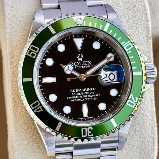 Submariner Kermit Ref 16610LV 2005 RSC 2021