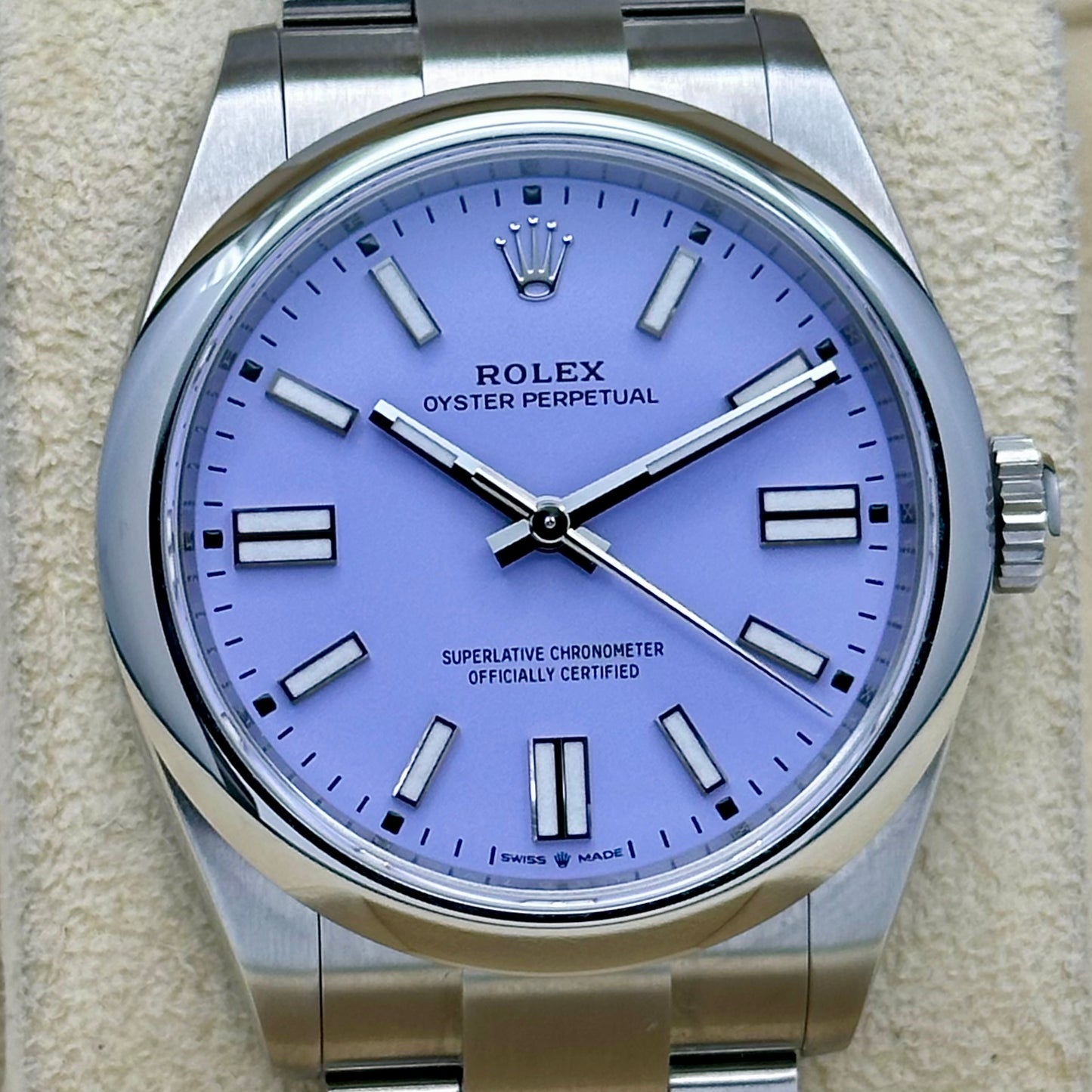 Oyster Perpetual 41 Lavender Dial Ref 134300 2025