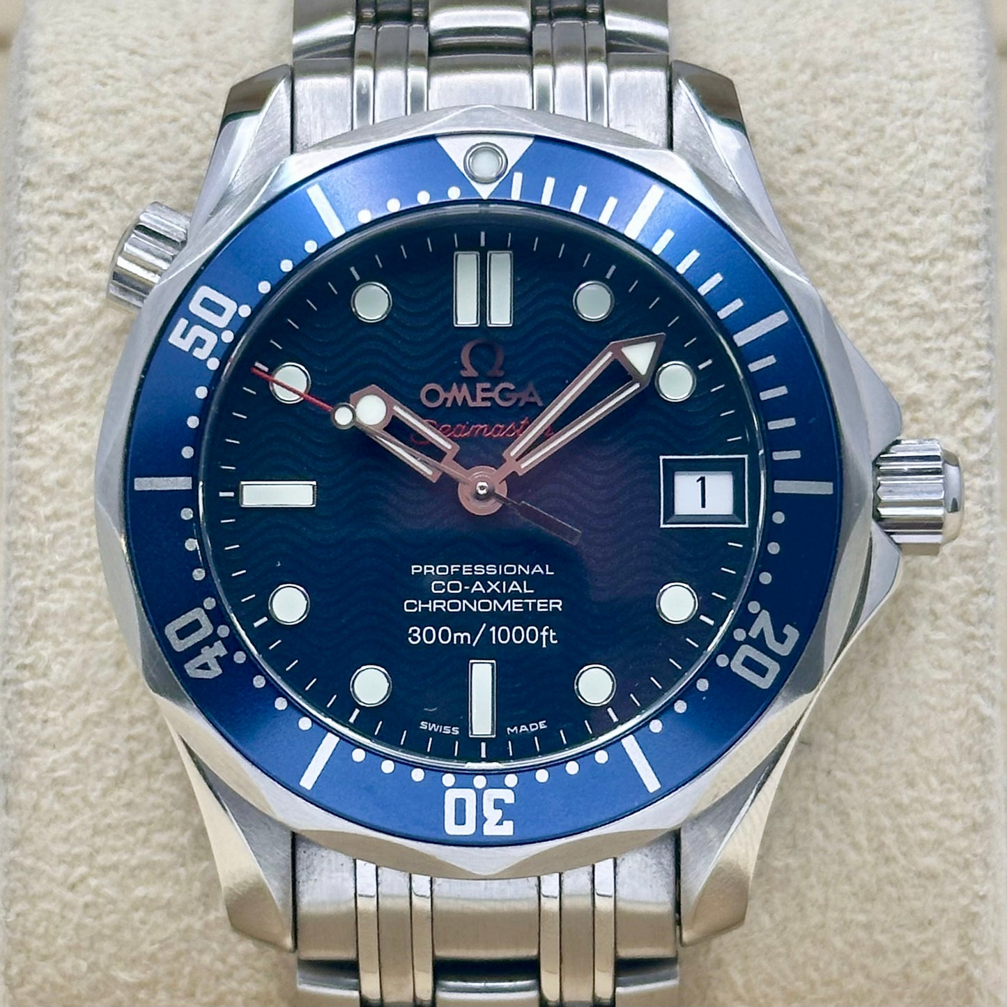 Seamaster 300M Co-Axial Blue Wave 36MM Ref 2222.80.00 2011