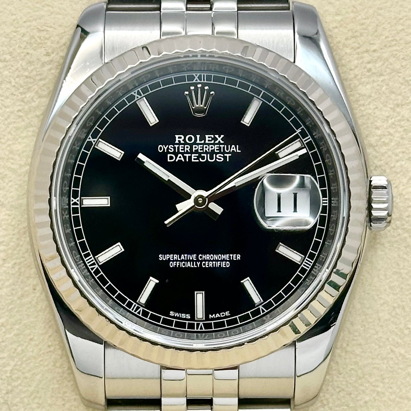 Datejust 36 Black Ref 116234 2013