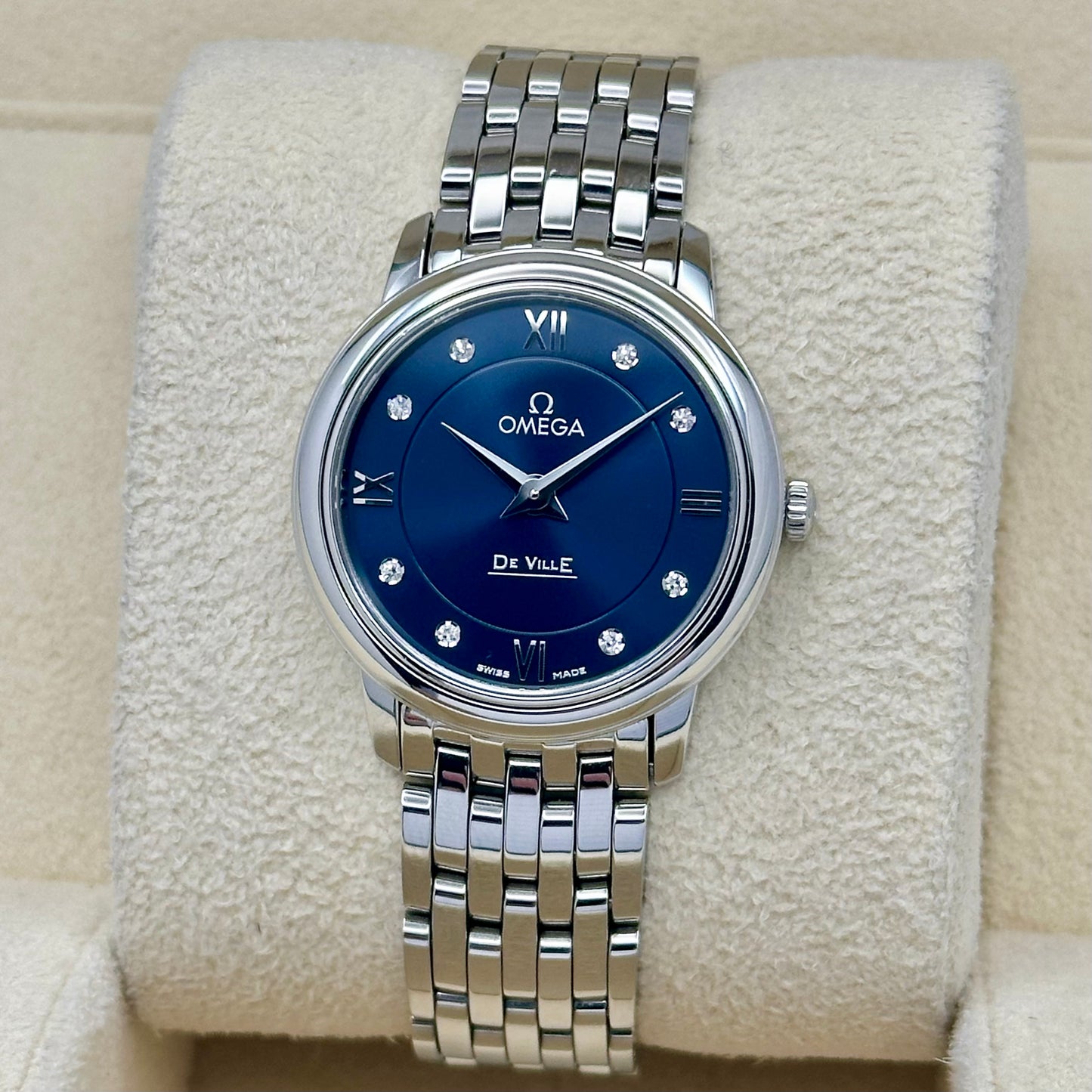 De Ville Prestige Ladies Blue Diamond Ref 424.10.27.60.53.001 2024
