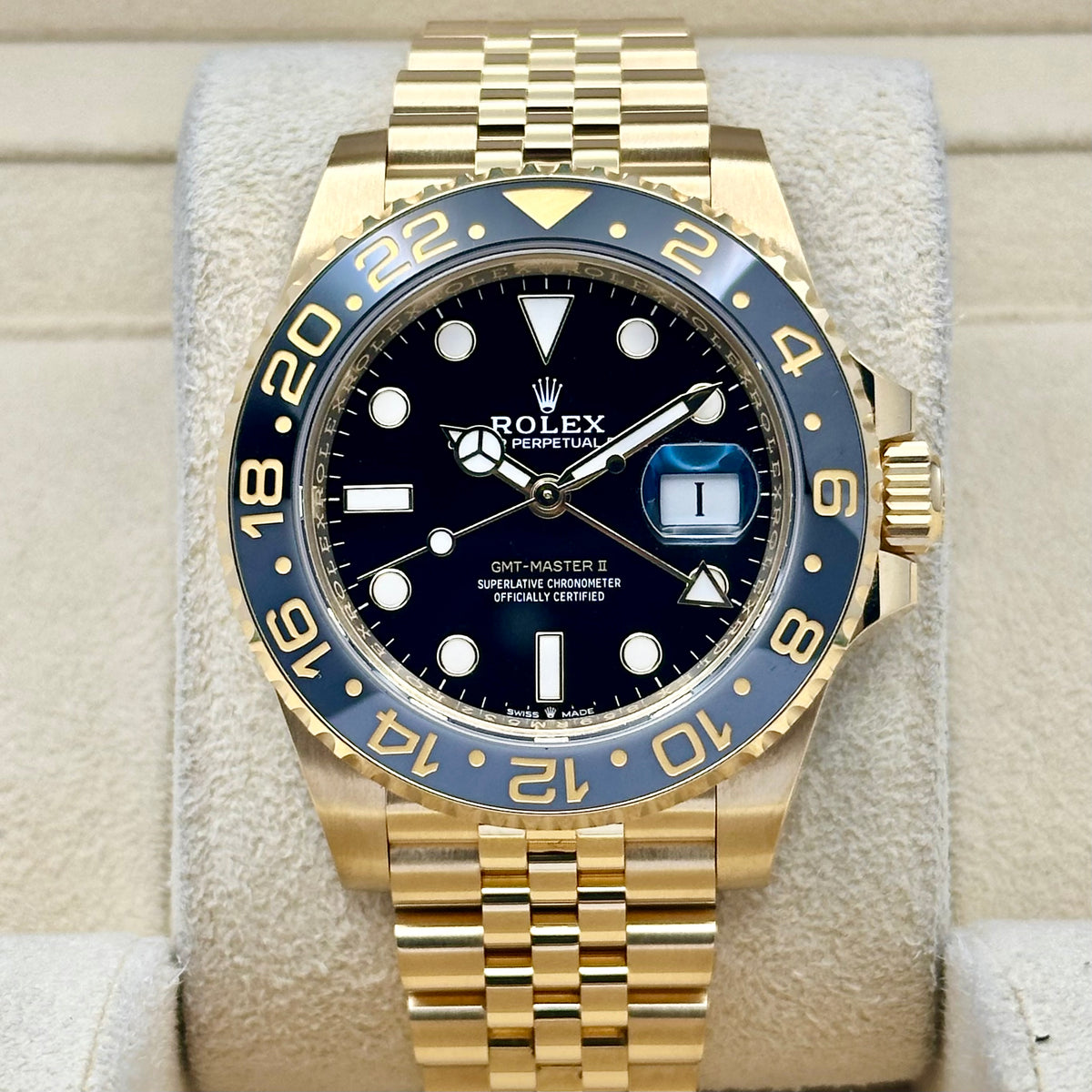 GMT Master II 18K Yellow Gold Jubilee Zombie Ref 126718GRNR