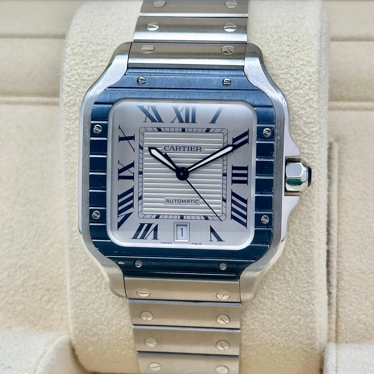 Santos Large PVD Blue Romans Ref WSSA0047 2022