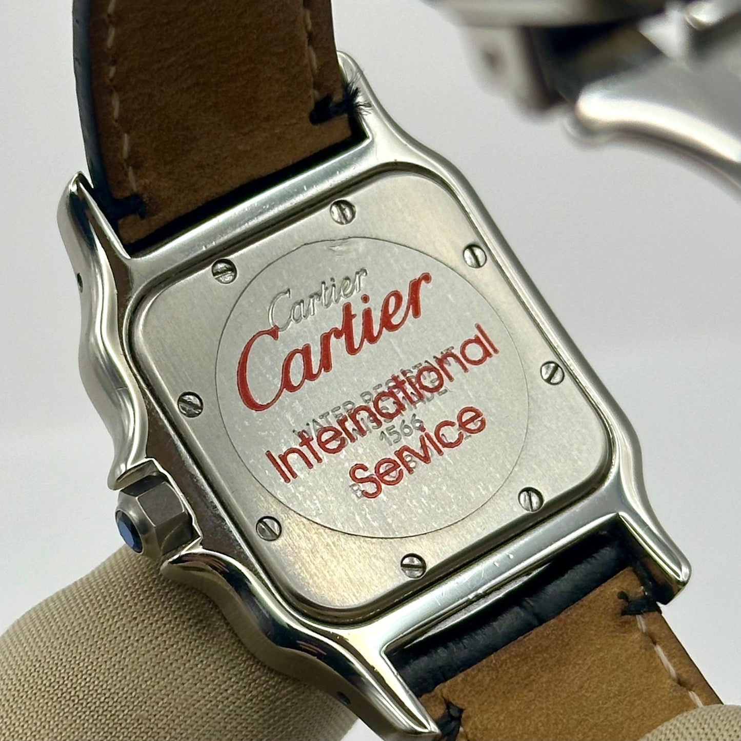 Santos Galbée Large 18K Yellow Gold Two Tone Ref 1566 1990