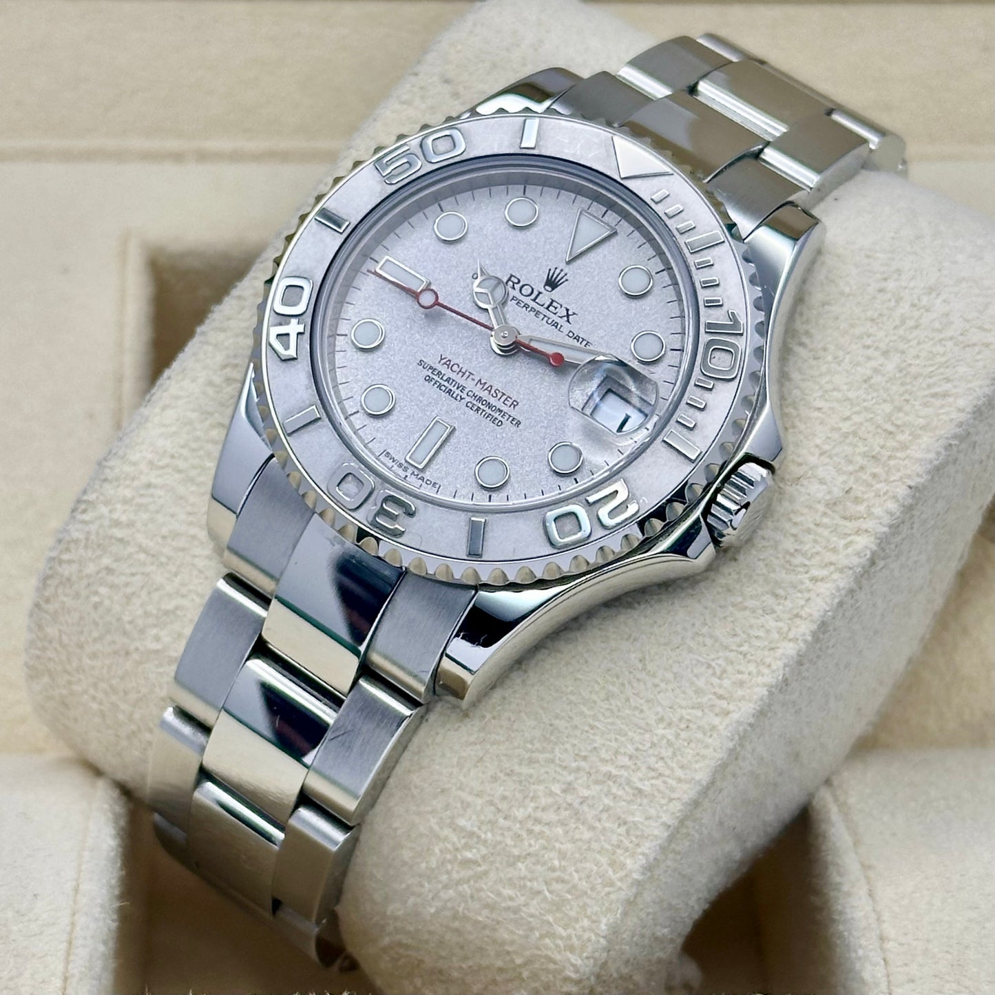 (ON HOLD) Yacht-Master 35 Platinum Dial Ref 168622 2019