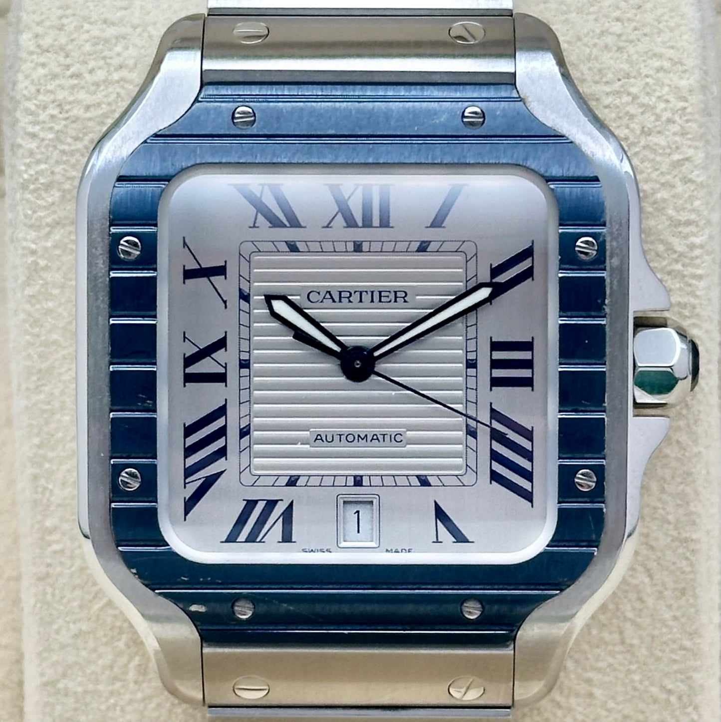 Santos Large PVD Blue Romans Ref WSSA0047 2022
