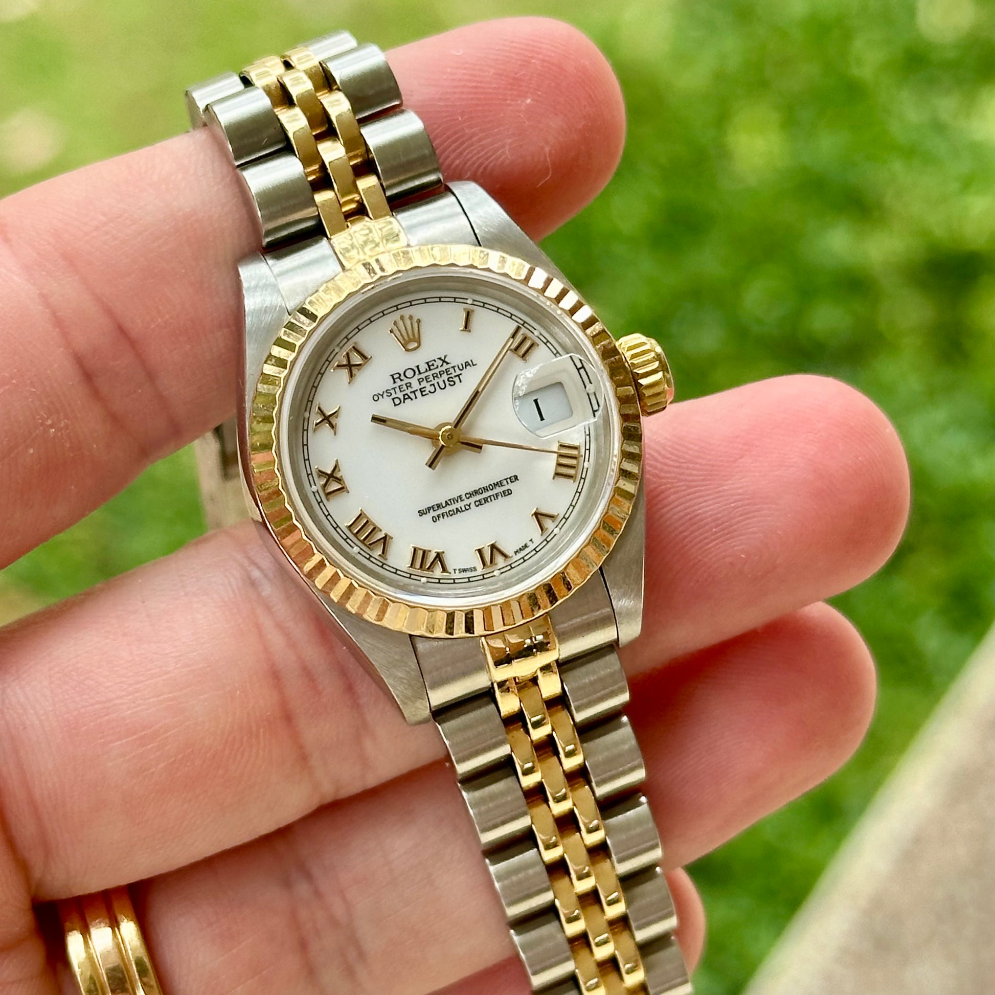 Lady-Datejust 26 White Romans Ref 69173 1985 – George Perpetual