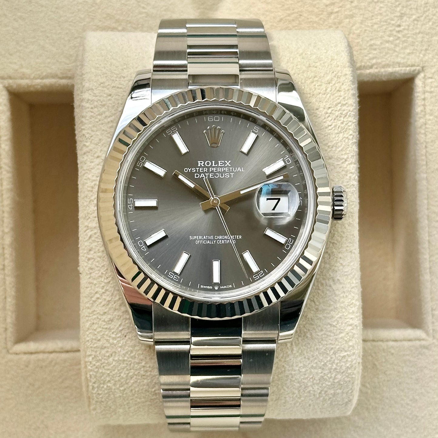 Datejust 41 Rhodium Ref 126334 2021