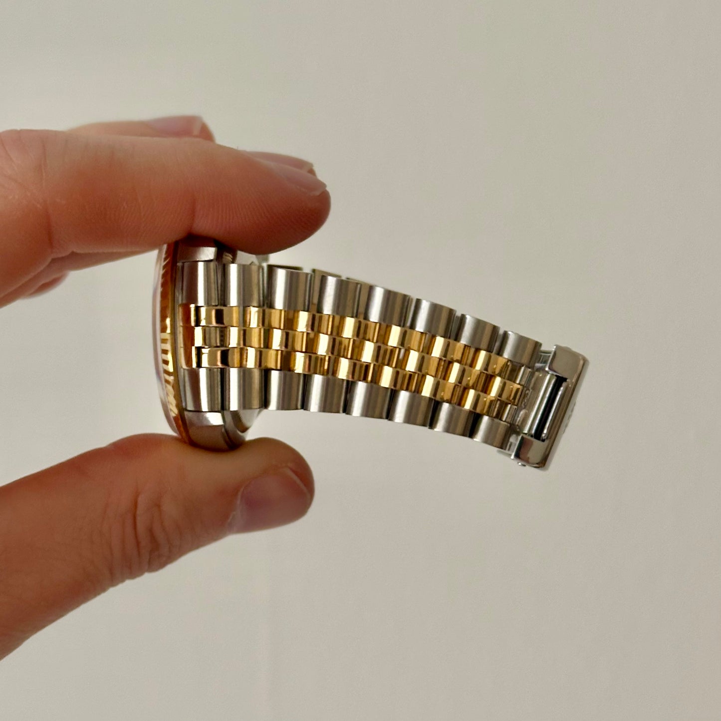 Datejust 36 White Buckley Diamond 18K Yellow Gold Ref 16233G 1997