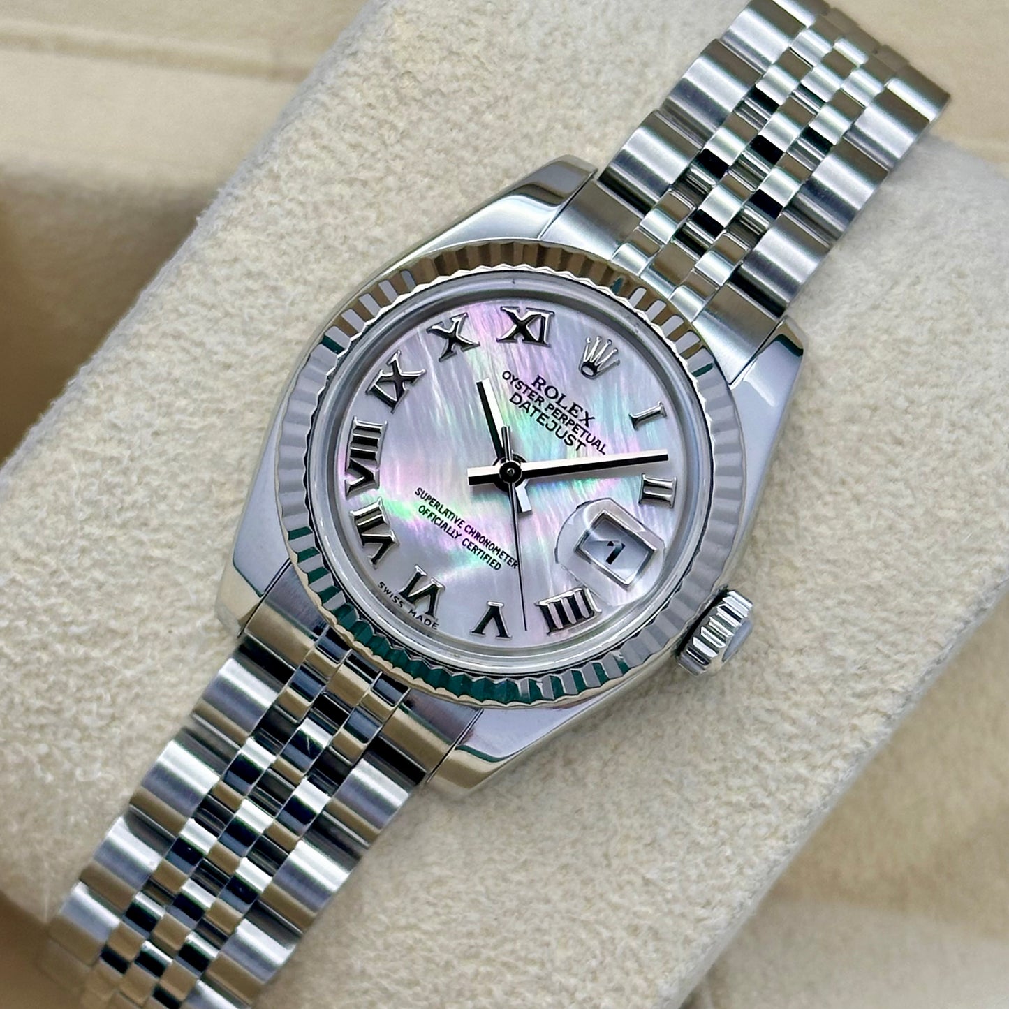 Lady-Datejust 26 Mother Of Pearl Dial Ref 179174