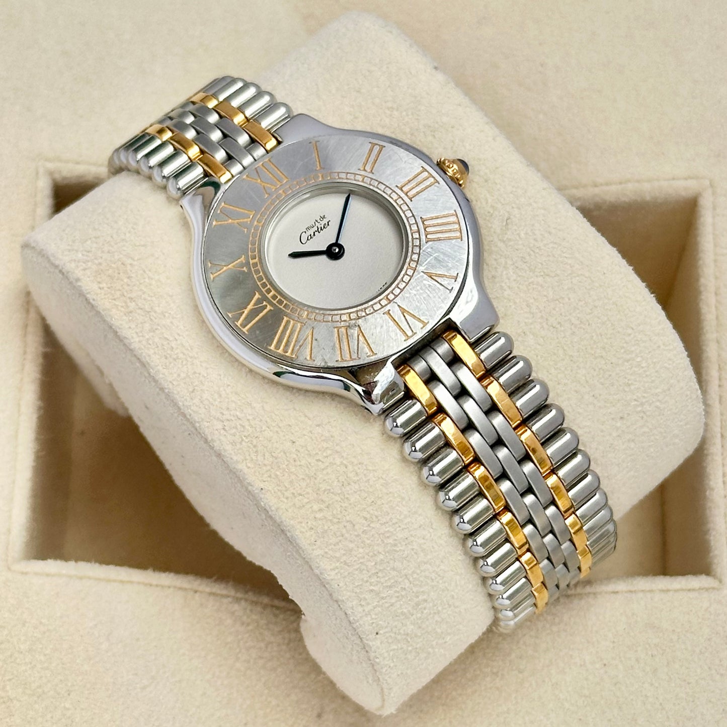 Must De Cartier 21 Two Tone Ref 123000P 1990