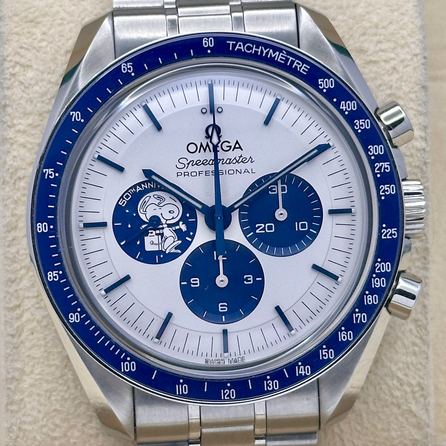 Speedmaster Anniversary Series Silver Snoopy Ref  310.32.42.50.02.001 2024