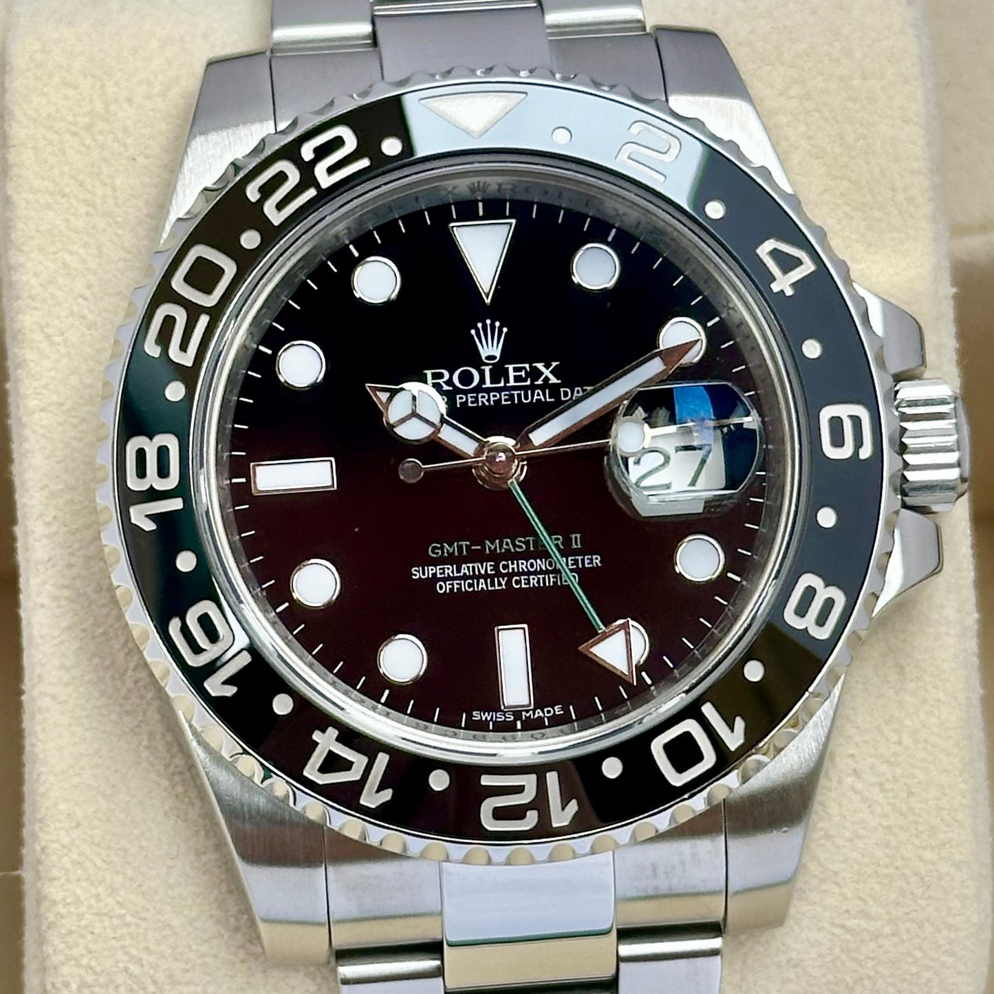 GMT Master II Green Arrow Ref 116710LN 2013