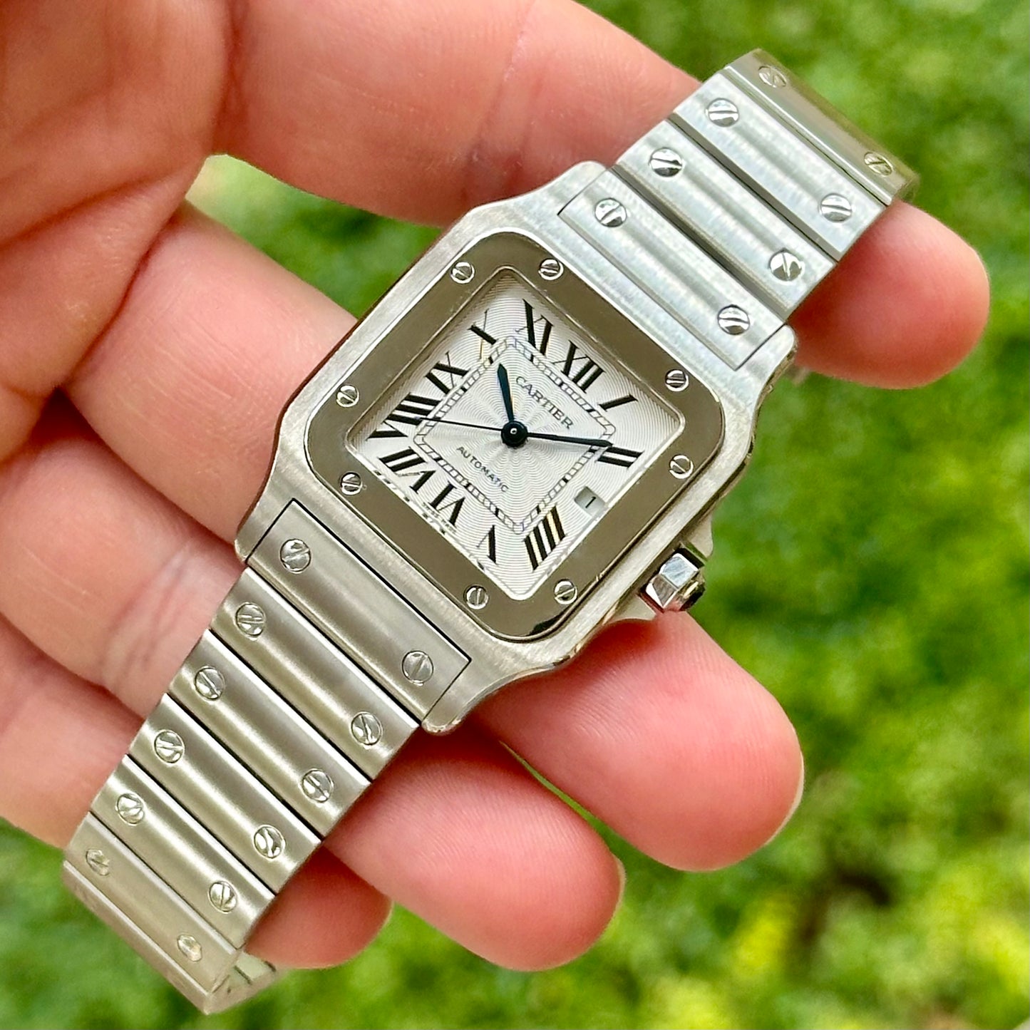 Santos Galbee Guilloché Automatic Ref 2319