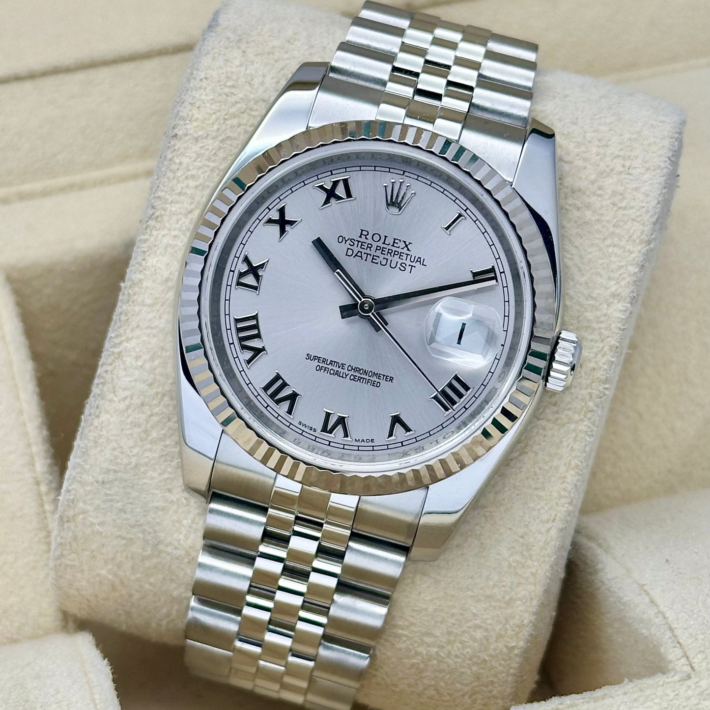 Datejust 36 Silver Romans Ref 116234 2007
