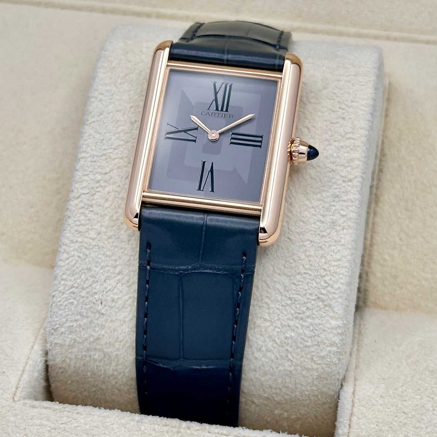 Louis Cartier Large 18K Rose Gold Manual Winding Ref WGTA0092 2025
