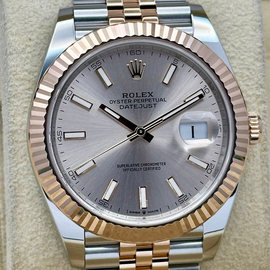 Datejust 41 Sundust 18K Rose Gold Ref 126331 2025
