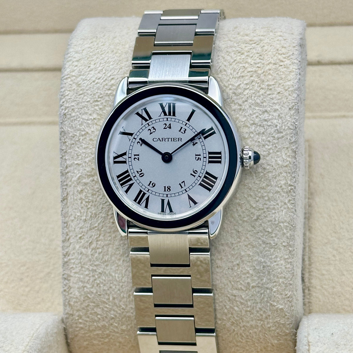 Ronde Solo De Cartier White Romans Ref W6701004 2021