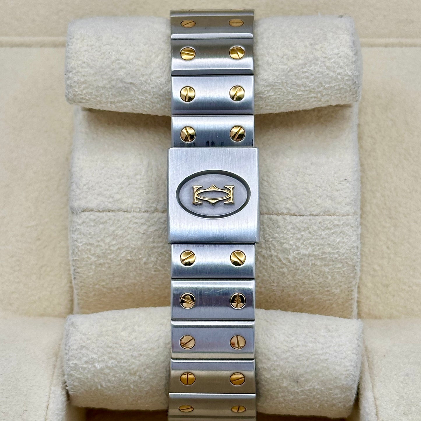 Santos Galbee Large 18K Yellow Gold Two Tone Ref W20011C4 1991