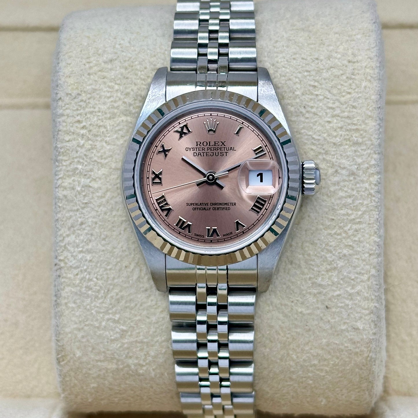 Lady-Datejust 26 Pink Romans Ref 79174 2004