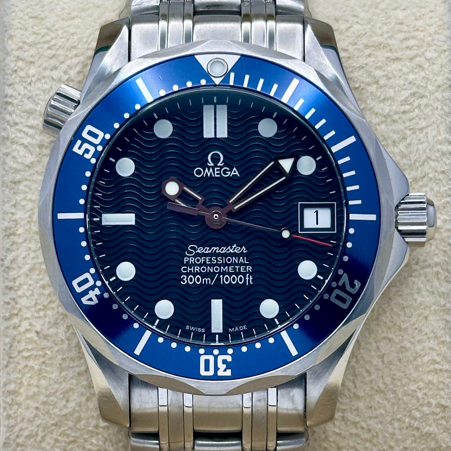 Seamaster 300M Blue Wave Dial 36MM Ref 2551.80.00
