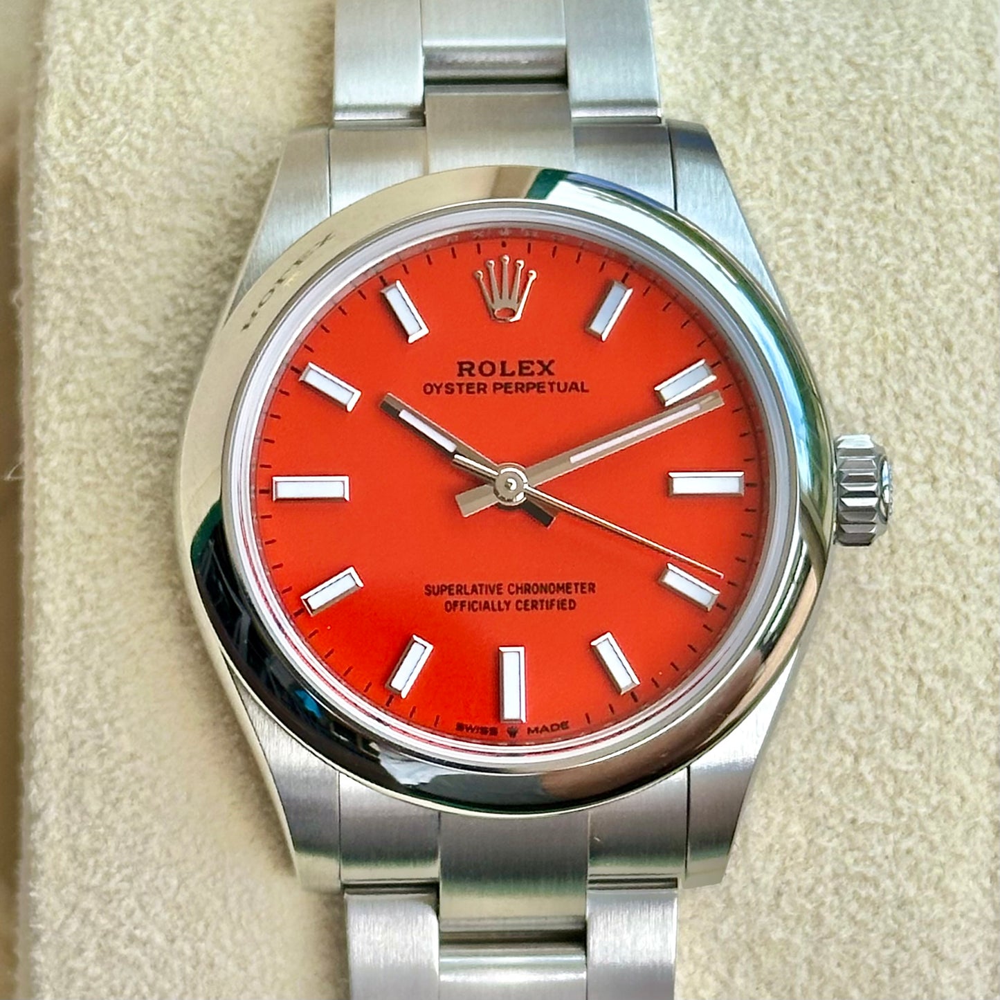 Oyster Perpetual 31 Coral Red Ref 277200 2023