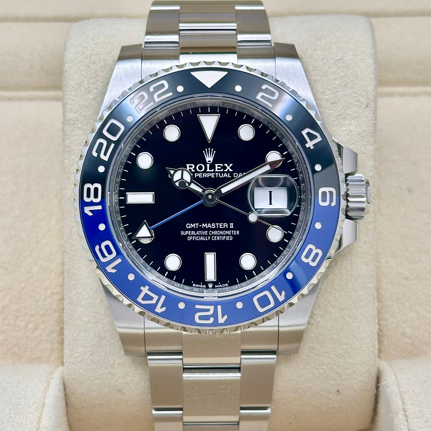 GMT Master II Batman Ref 126710BLNR 2024