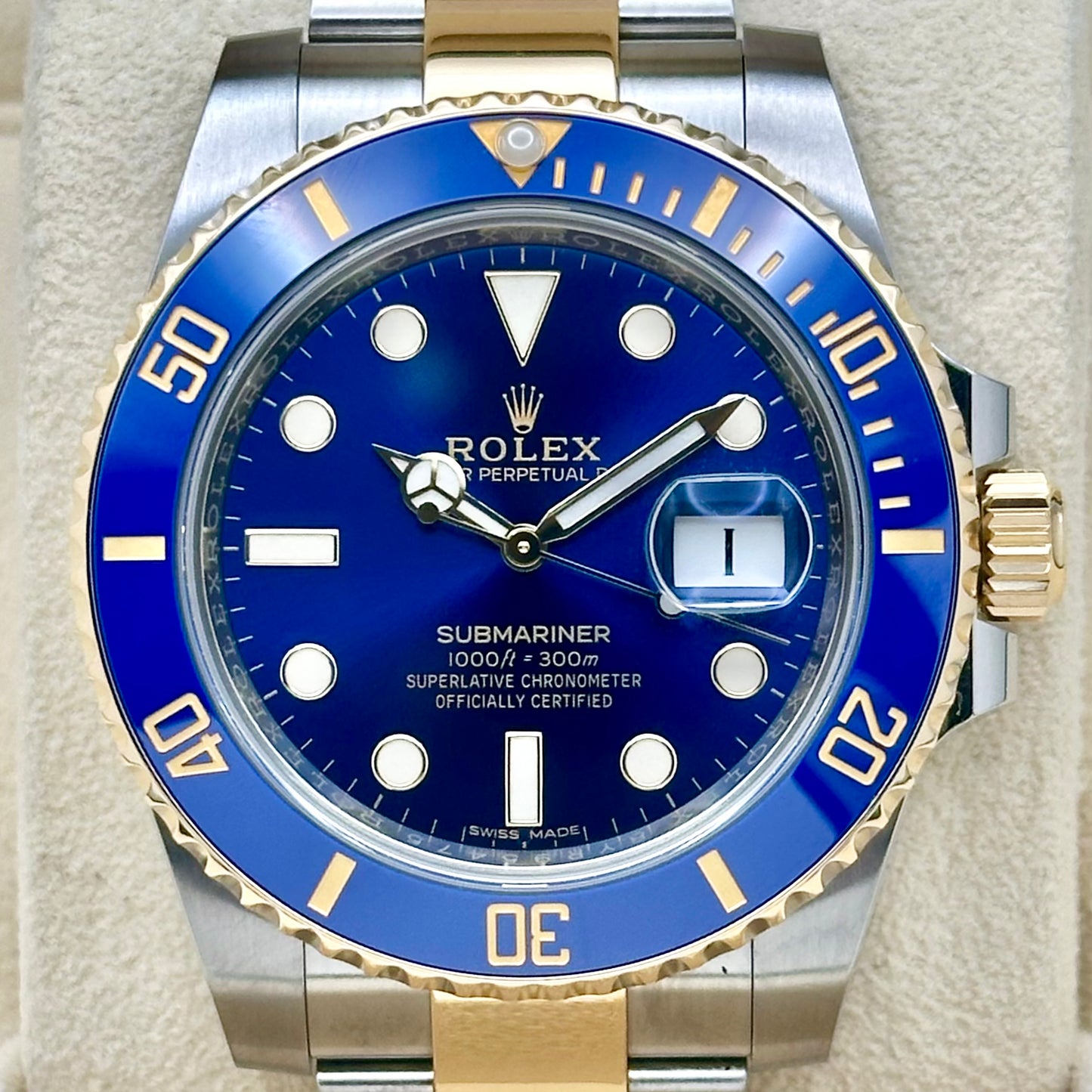Submariner Date Sunburst Bluesy Ref 116613LB 2020