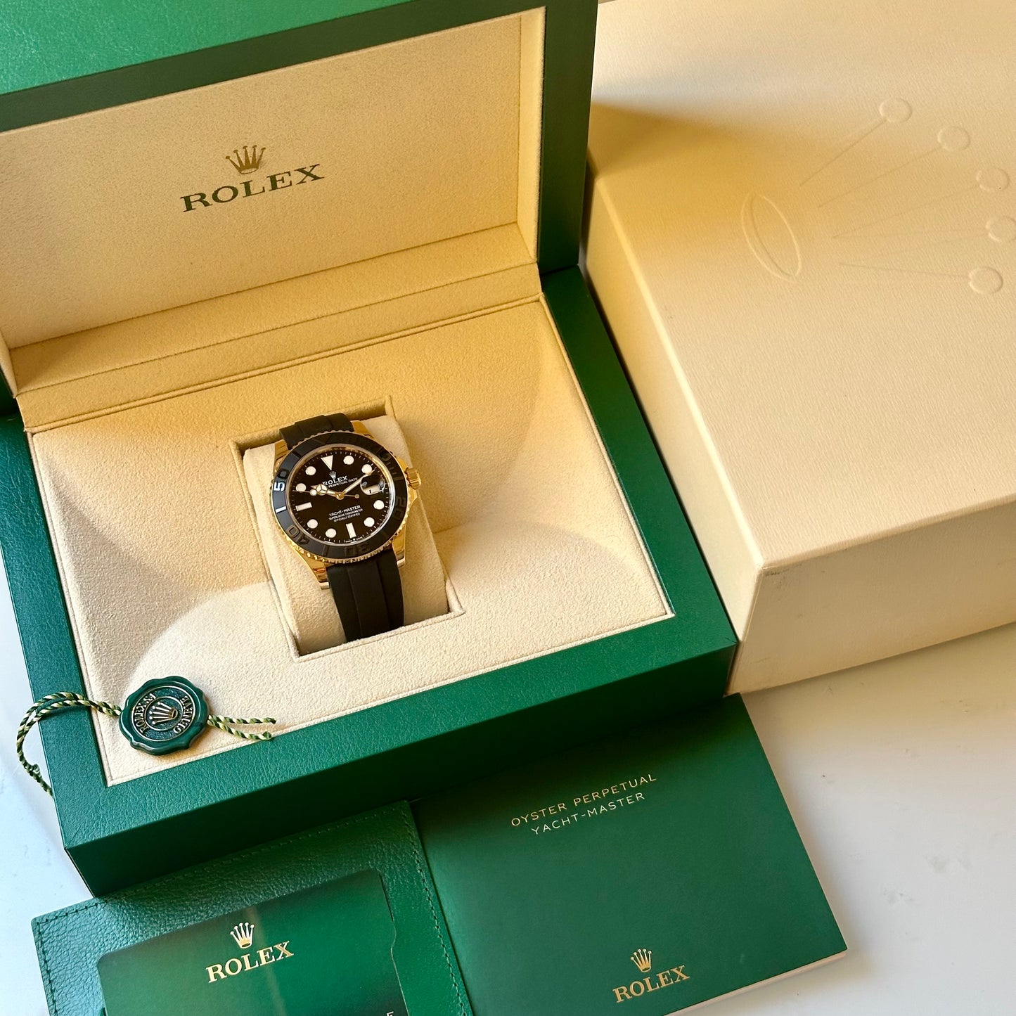 Yacht-Master 42 18K Yellow Gold Oysterflex Ref 226658 2023