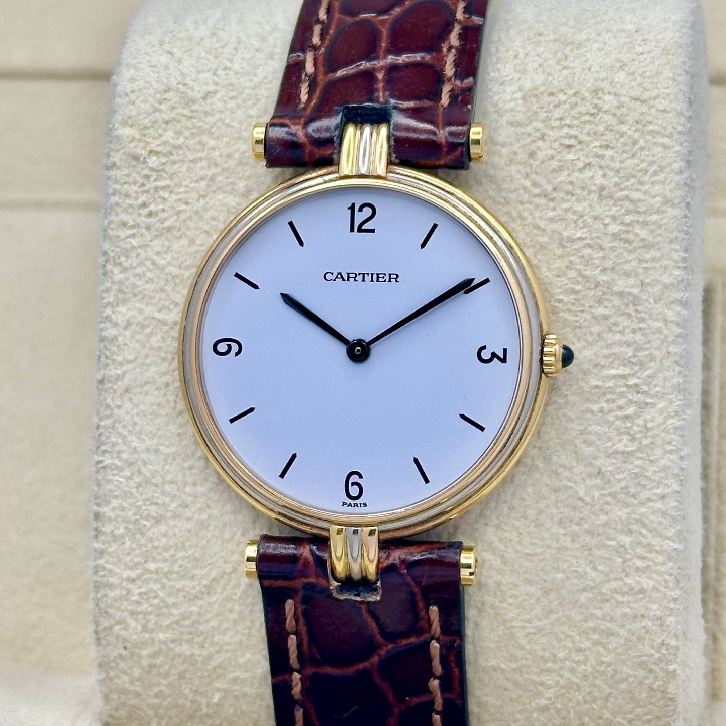 Vendome Trinity White Dial 18K Gold Ref 81003