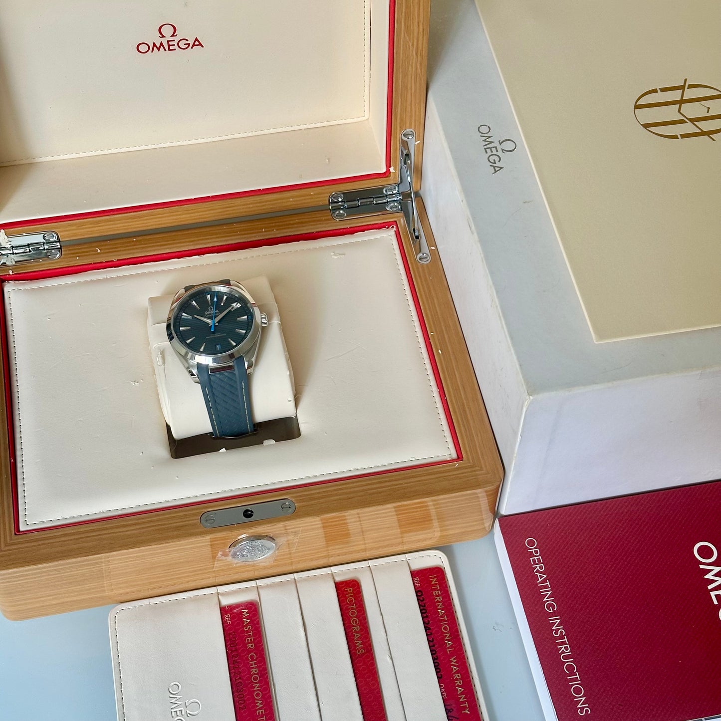 Seamaster Aqua Terra 150M Blue Ref 220.12.41.21.03.002 2018