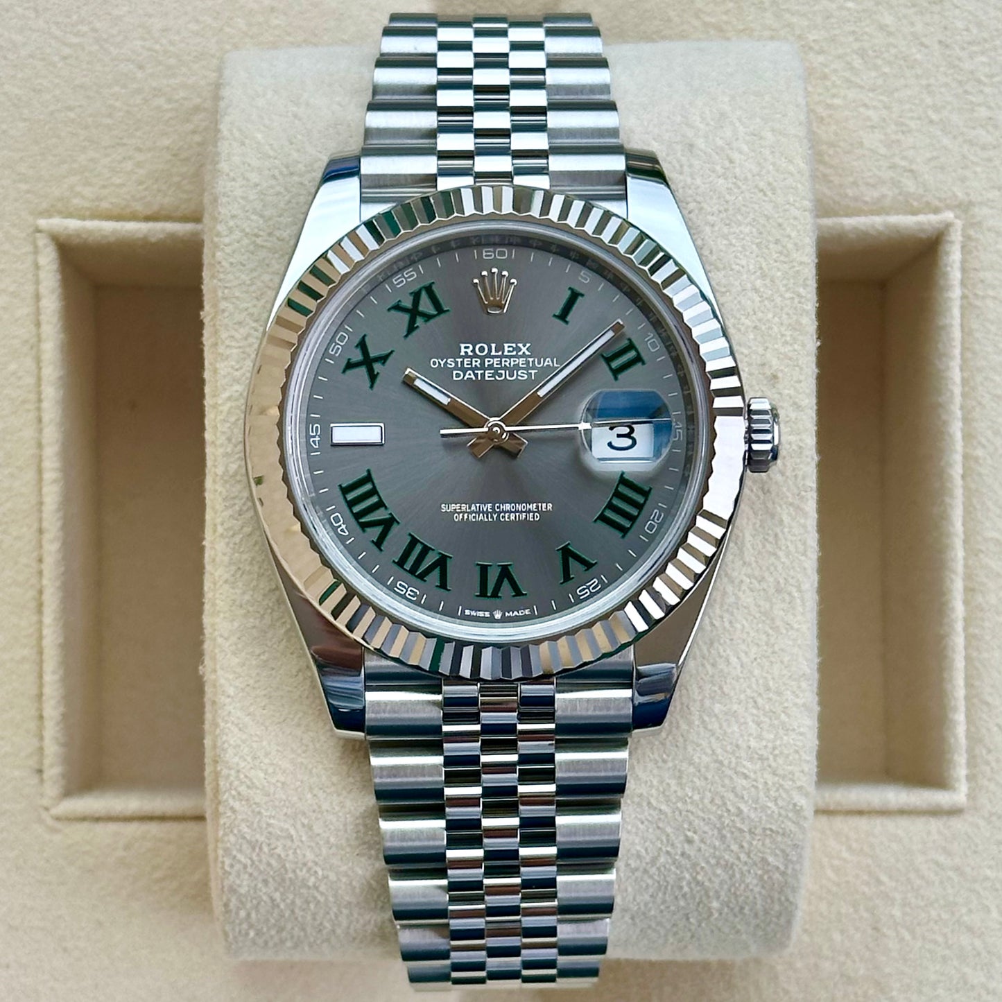 Datejust 41 Wimbledon Dial Ref 126334 2021