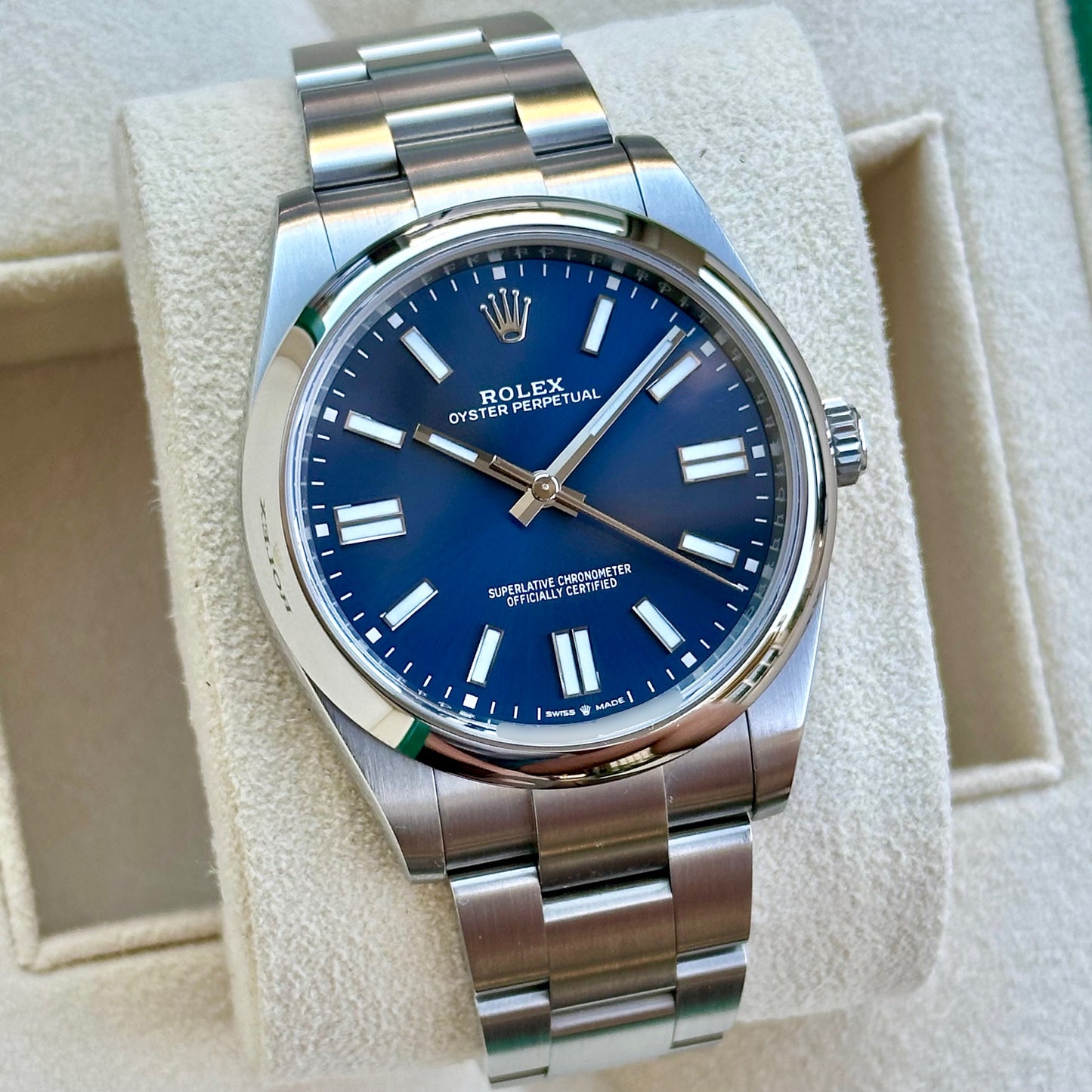 Oyster Perpetual 41 Blue Ref 124300 2023