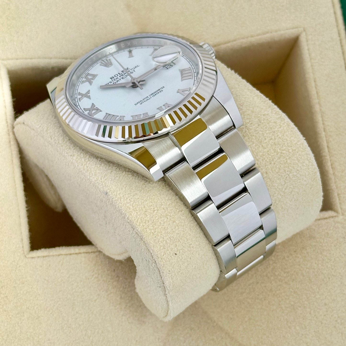 Datejust 41 White Romans Ref 126334 2019