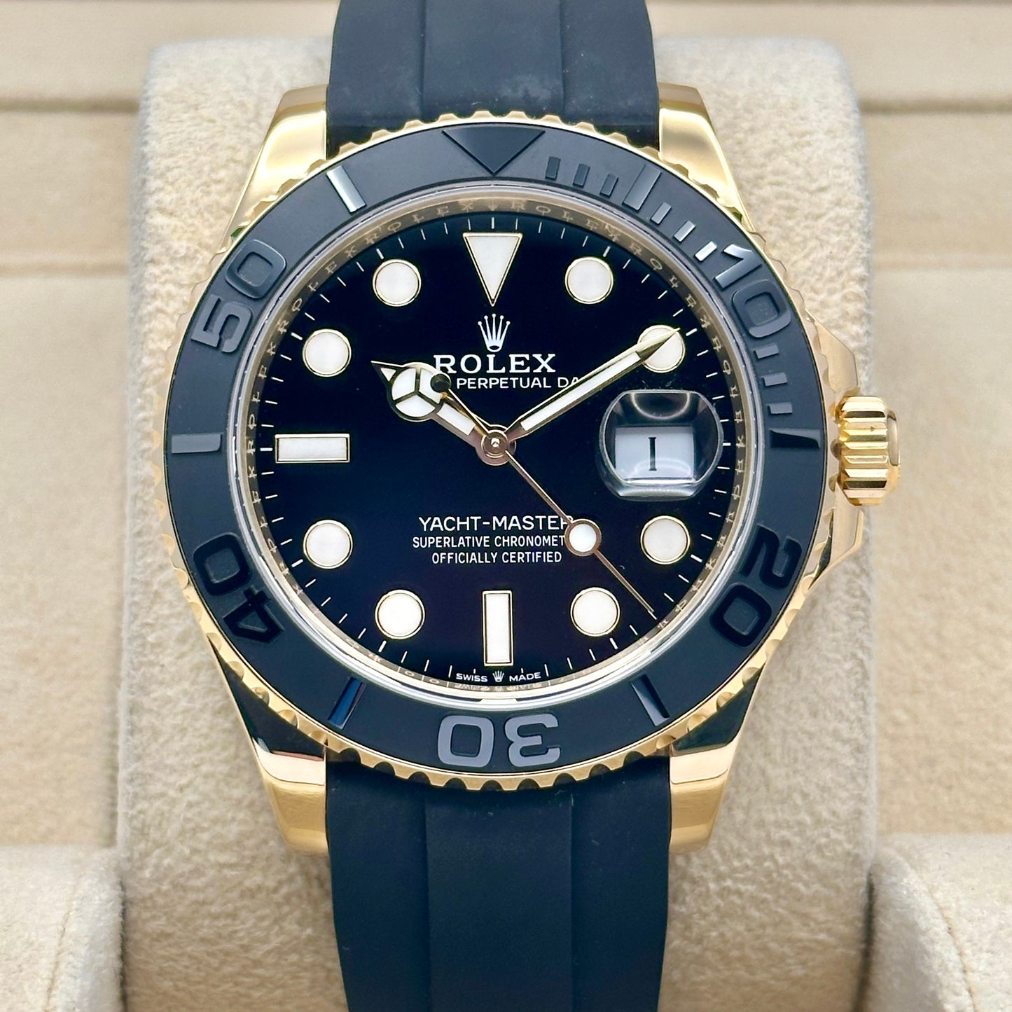 Yacht-Master 42 18K Yellow Gold Oysterflex Ref 226658 2023