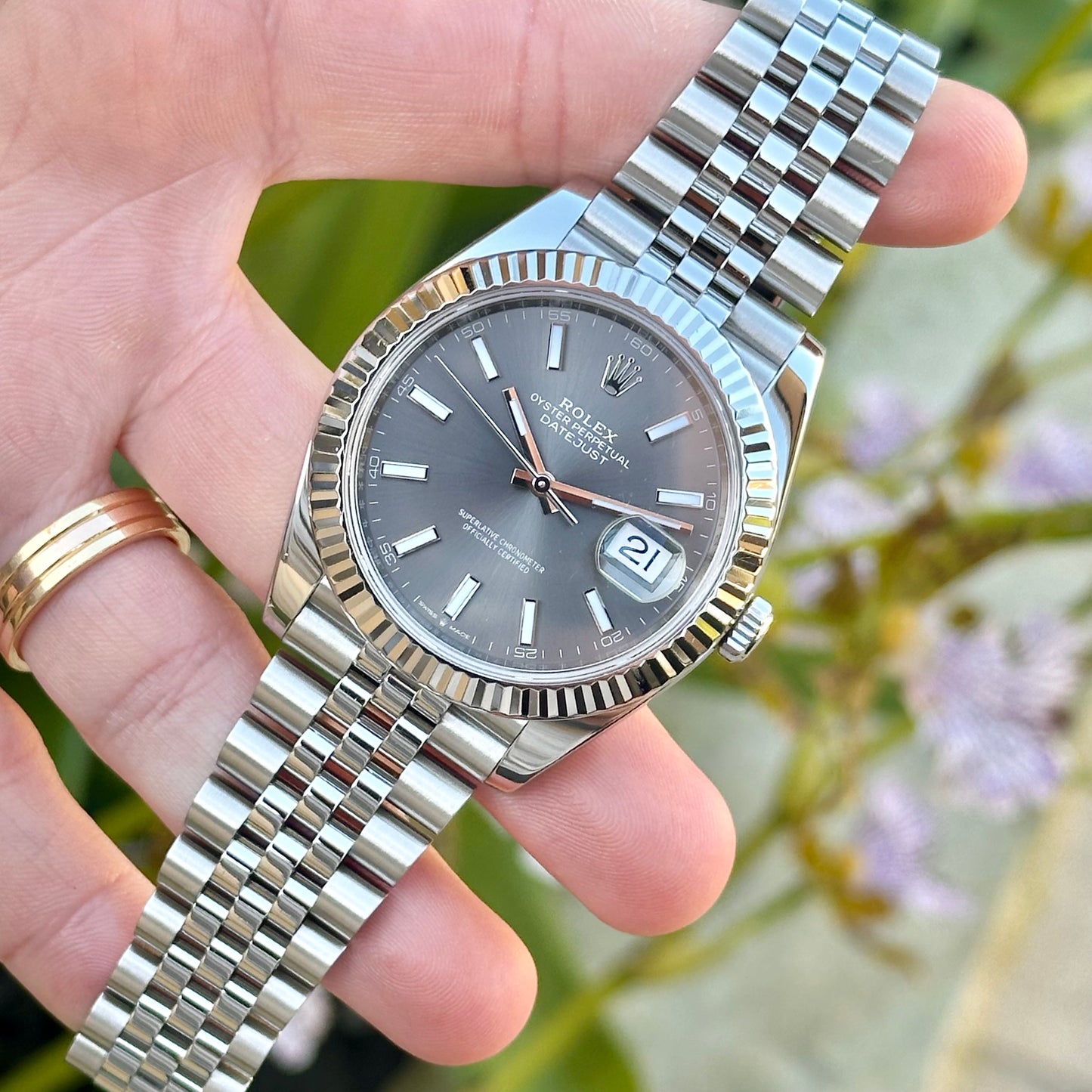 Datejust 41 Rhodium Ref 126334 2018